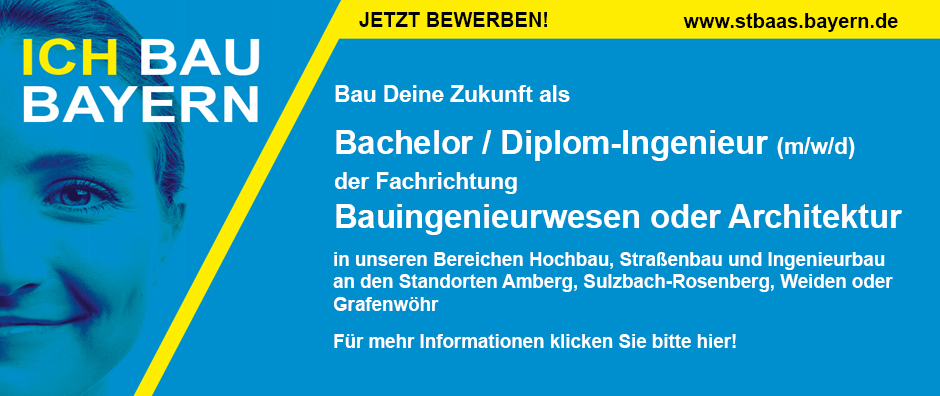 Zum Stellenangebot - © Staatliches Bauamt Amberg-Sulzbach