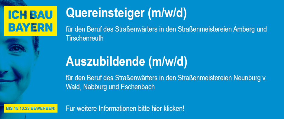 Stellenangebot Straßenmeisterei - © Staatliches Bauamt Amberg-Sulzbach